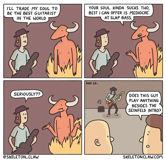 27 Funny And Sometimes A Little Dark Comics By Skeleton Claw (New Pics)