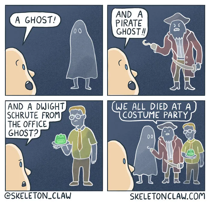 27 Funny And Sometimes A Little Dark Comics By Skeleton Claw (New Pics)