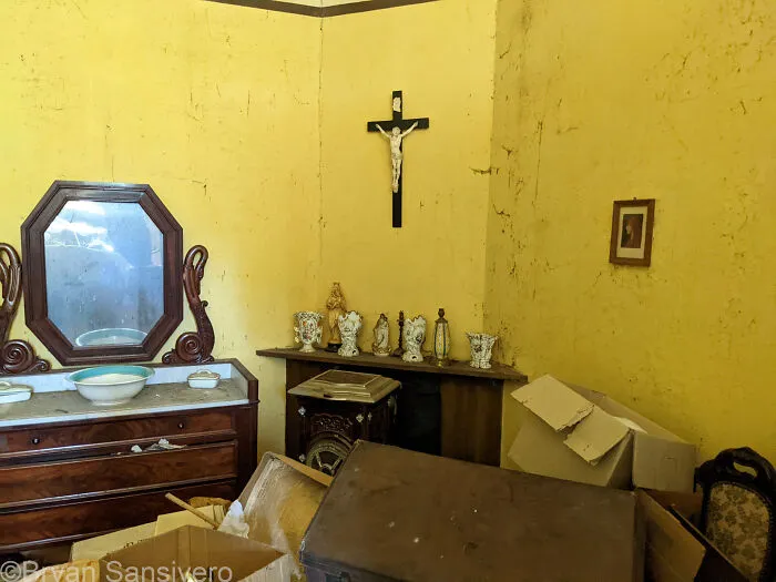 Religious Items In A Bedroom
