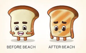 Toast Remind Me Of Sunburn