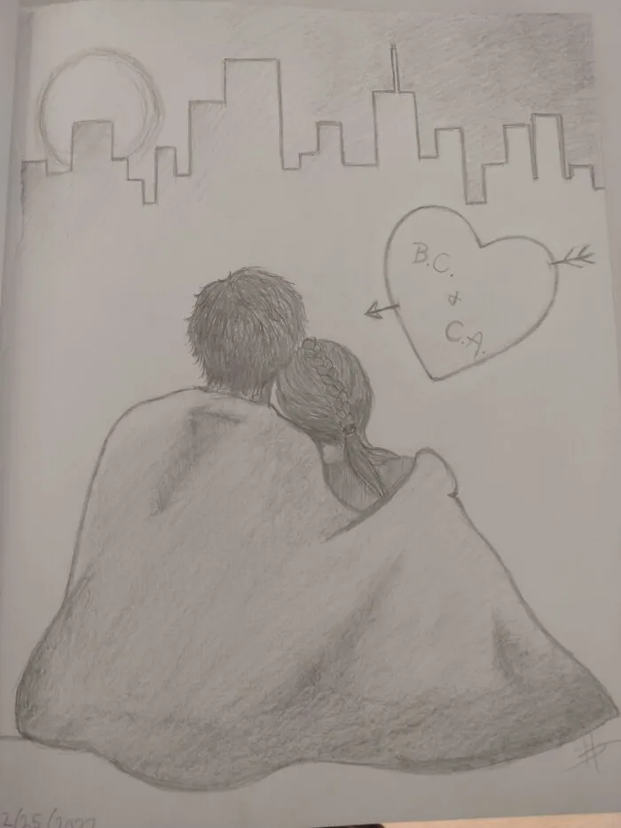This Is Another One Of Mine, Drew This Around Valentine's Day Last Year