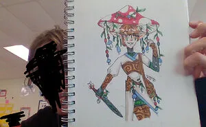 Hey Pandas, Show Us Your Most Favorite Or Treasured Drawing In Your Sketchbook (Closed)