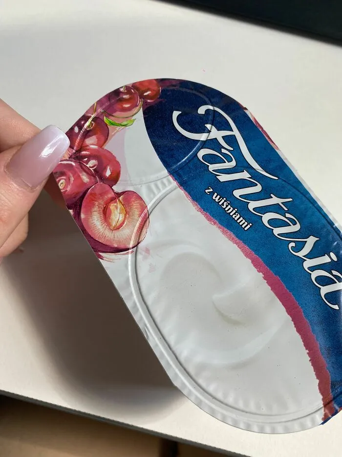 About To Eat Yogurt