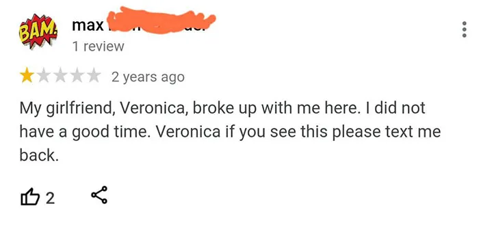 1 Star Review