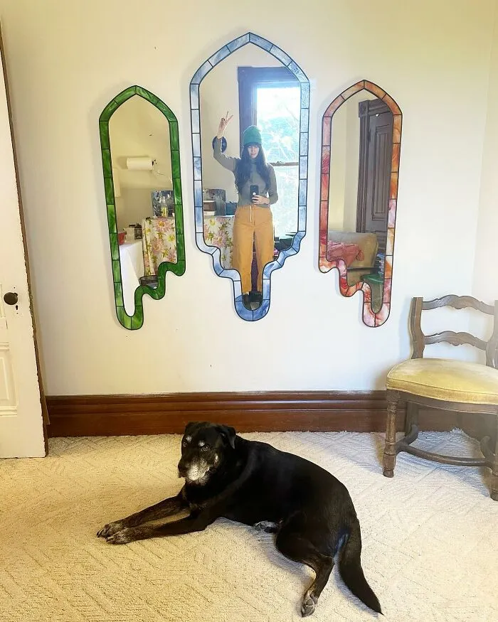 This Artist Creates Wavy, Psychedelic-Looking Mirrors (35 Pics)
