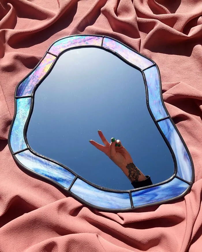 This Artist Creates Wavy, Psychedelic-Looking Mirrors (35 Pics)