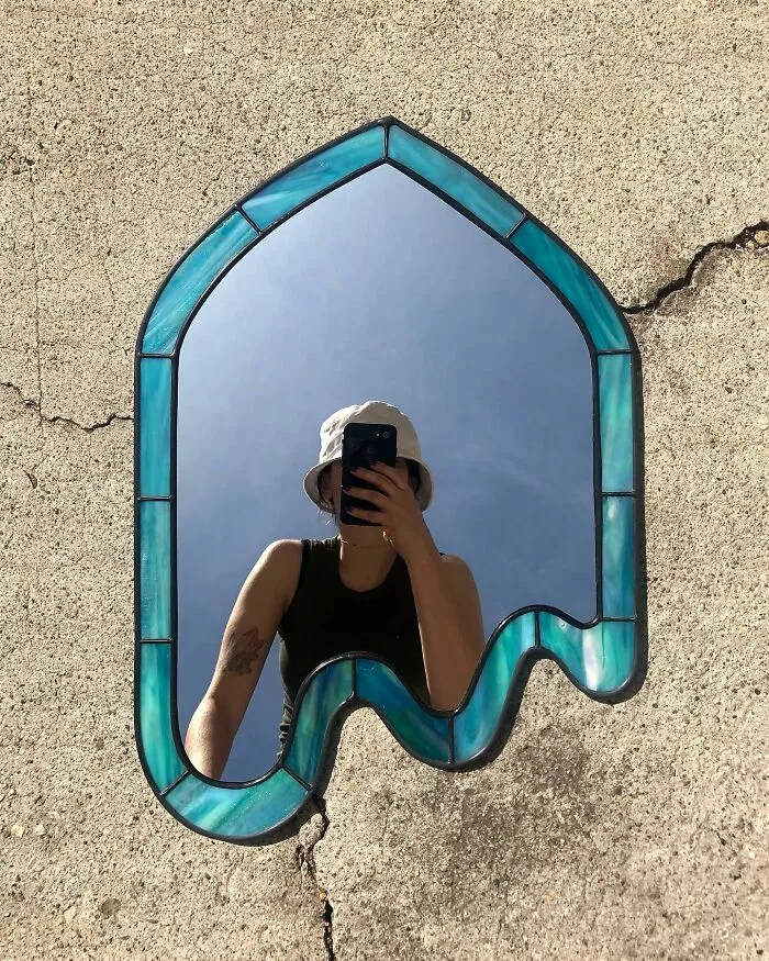 This Artist Creates Wavy, Psychedelic-Looking Mirrors (35 Pics)