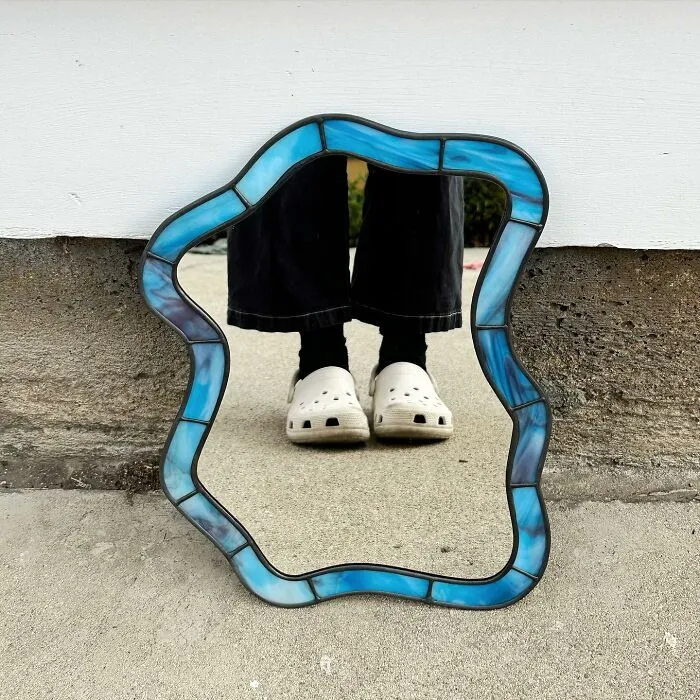This Artist Creates Wavy, Psychedelic-Looking Mirrors (35 Pics)