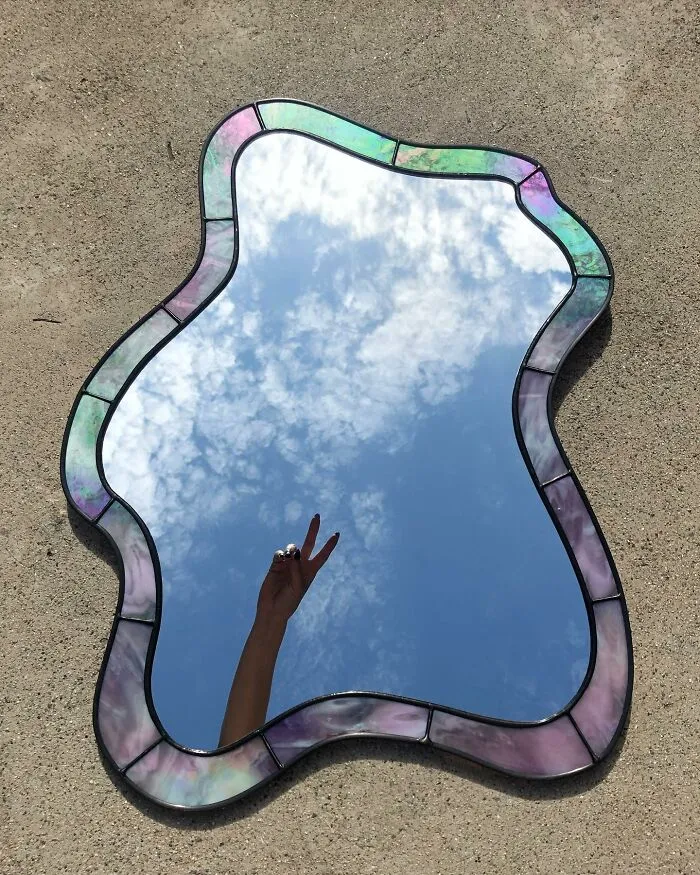 This Artist Creates Wavy, Psychedelic-Looking Mirrors (35 Pics)