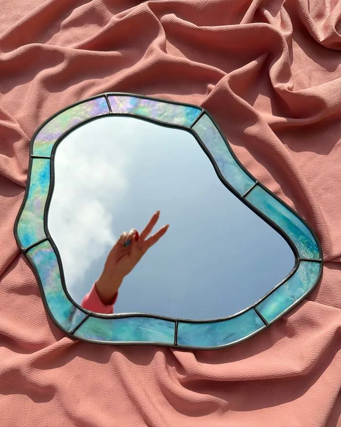 This Artist Creates Wavy, Psychedelic-Looking Mirrors (35 Pics)