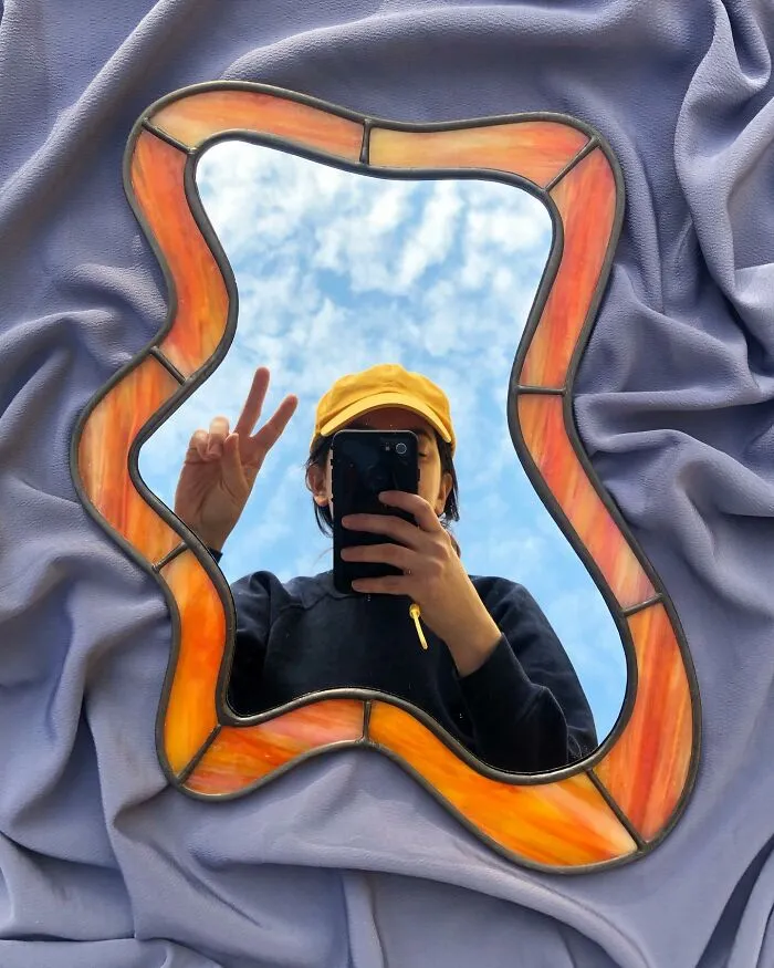 This Artist Creates Wavy, Psychedelic-Looking Mirrors (35 Pics)