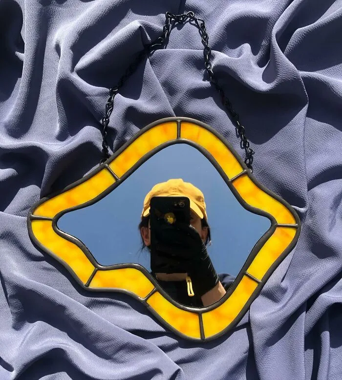 This Artist Creates Wavy, Psychedelic-Looking Mirrors (35 Pics)