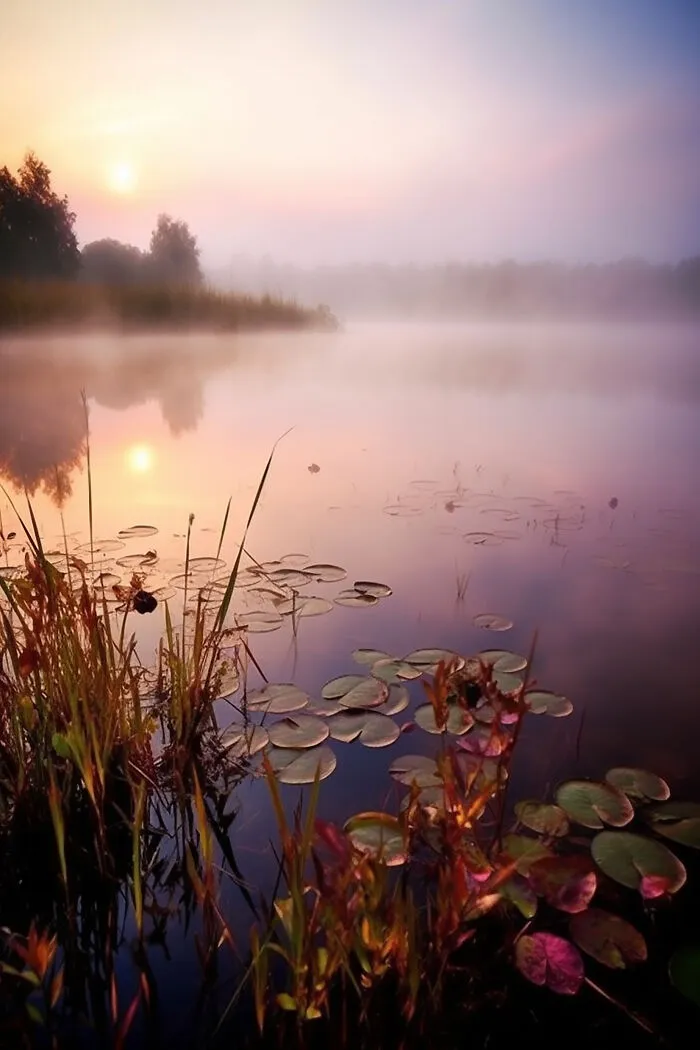 The Beauty Of Nature At Dawn: I Created 38 Images Using An AI Generator