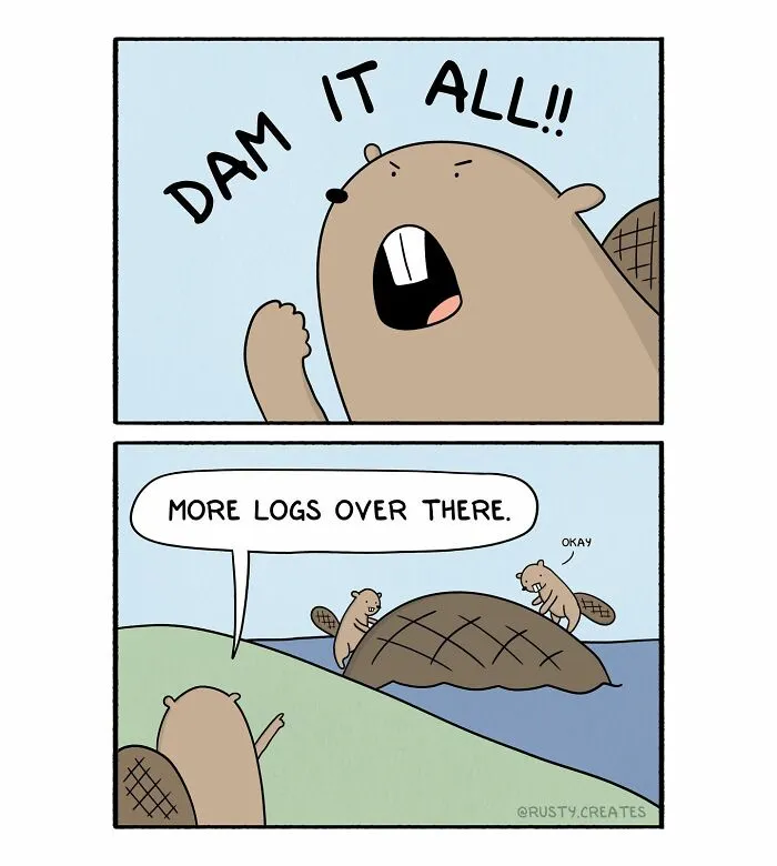 I Create Comics With Silly Humor And Random Twists, And Here Are 35 New Ones From This Year So Far