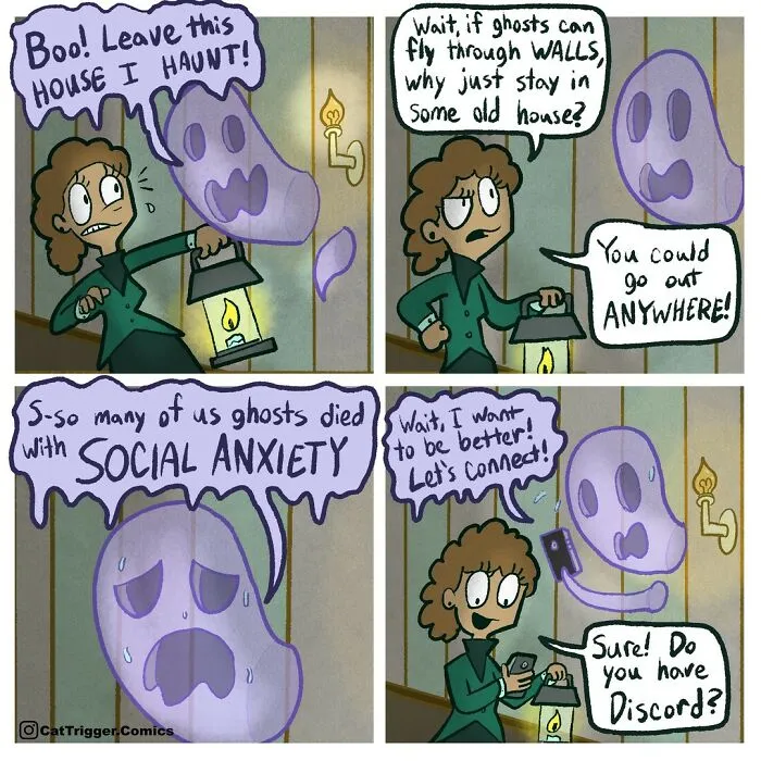 Here Are 40 Hilariously Twisted Comics With Unexpected Endings By “Cat Trigger” (New Pics)