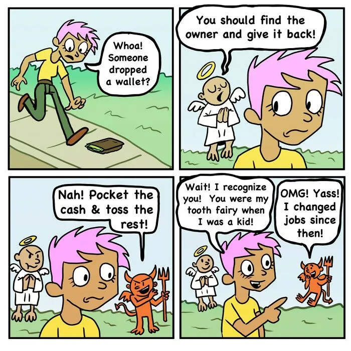 Here Are 40 Hilariously Twisted Comics With Unexpected Endings By “Cat Trigger” (New Pics)