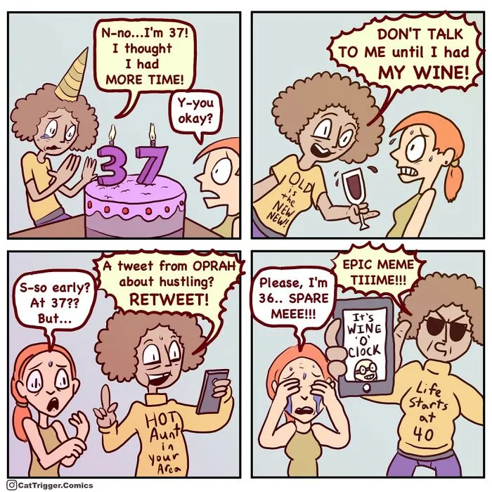 Here Are 40 Hilariously Twisted Comics With Unexpected Endings By “Cat Trigger” (New Pics)