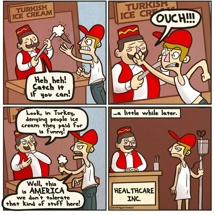 Here Are 40 Hilariously Twisted Comics With Unexpected Endings By “Cat Trigger” (New Pics)
