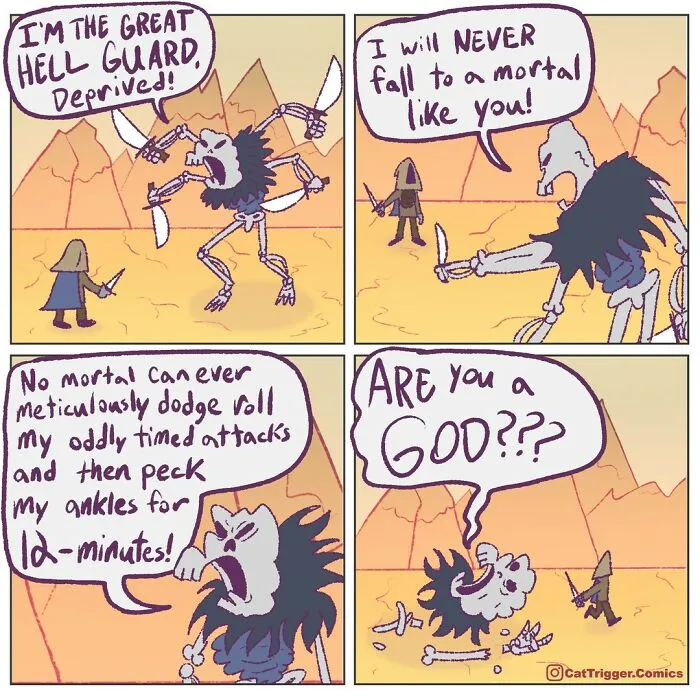 Here Are 40 Hilariously Twisted Comics With Unexpected Endings By “Cat Trigger” (New Pics)