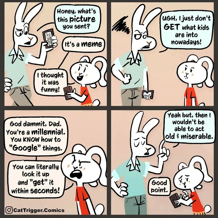 Here Are 40 Hilariously Twisted Comics With Unexpected Endings By “Cat Trigger” (New Pics)