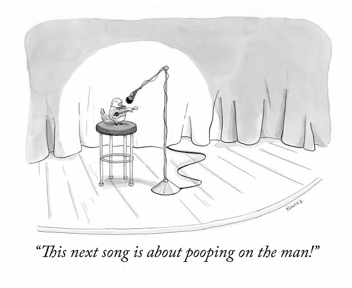 From Relatable To Absurd: 40 Witty One-Panel Comics By The New Yorker Cartoonist