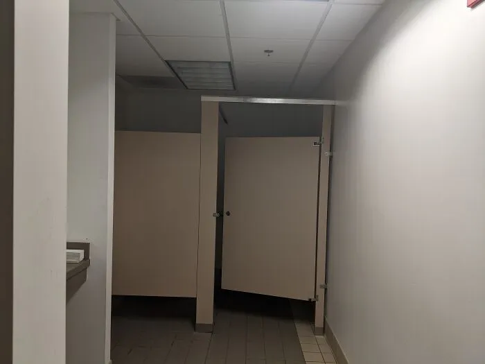 School Bathroom Late At Night