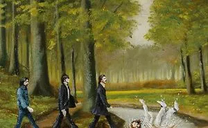 34 Thrift Store Paintings I Bought And Saved From Being Forgotten By Adding Fresh And Unique Details