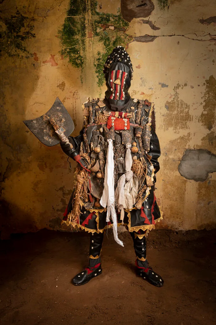 Portraiture, 3rd Place: Egungun Voodoo Society, Benin By Jean-Claude Moschetti