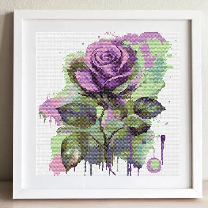 I Created Various Floral Cross Stitch Patterns (15 Pics)