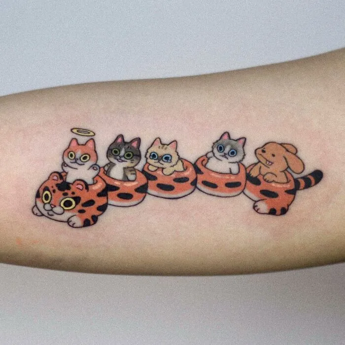 This Tattoo Artist Makes Adorable Animal-Themed Designs