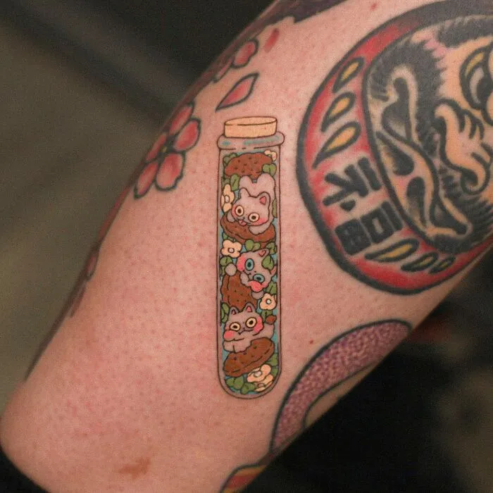 This Artist Makes Beautiful Simple And Intricate Cat Tattoos