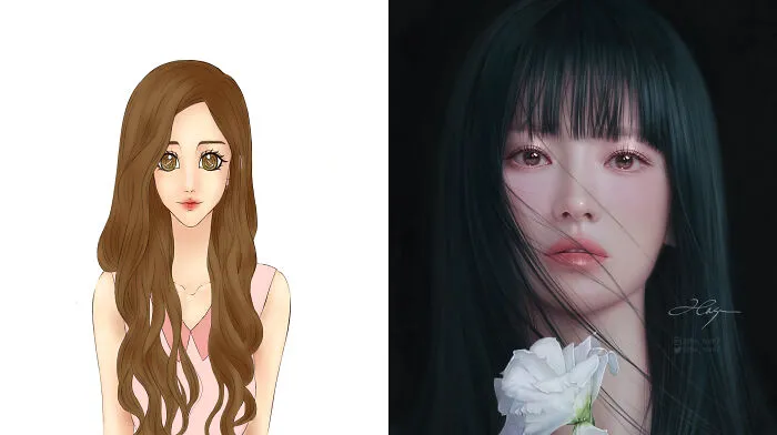 Twitter Artists Reveal Their First And Their Most Recent Artworks To Compare Their Art Improvement Over The Years (30 Pics)
