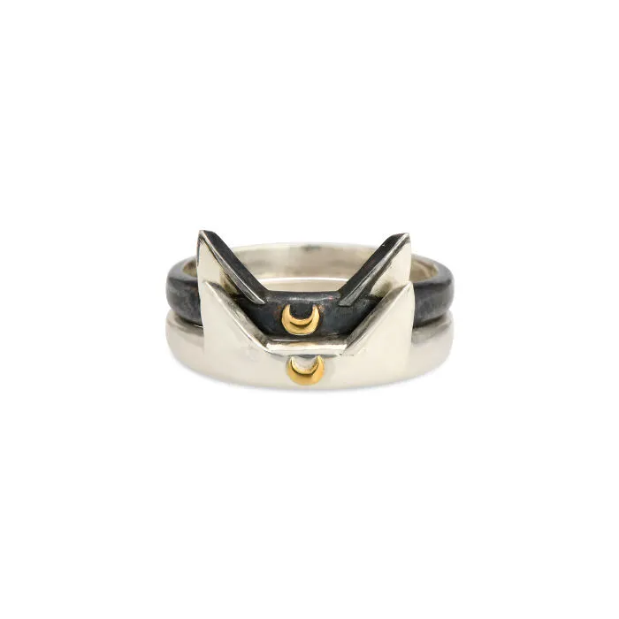 Sailor Moon Inspired Cat Rings - Luna And Artemis