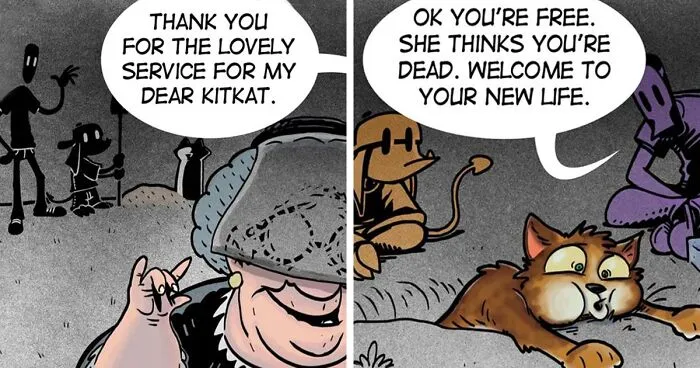 A Nutty Necromancer And His Audacious Assistant Are The Main Characters Of The Comic Series I Create (23 New Pics)