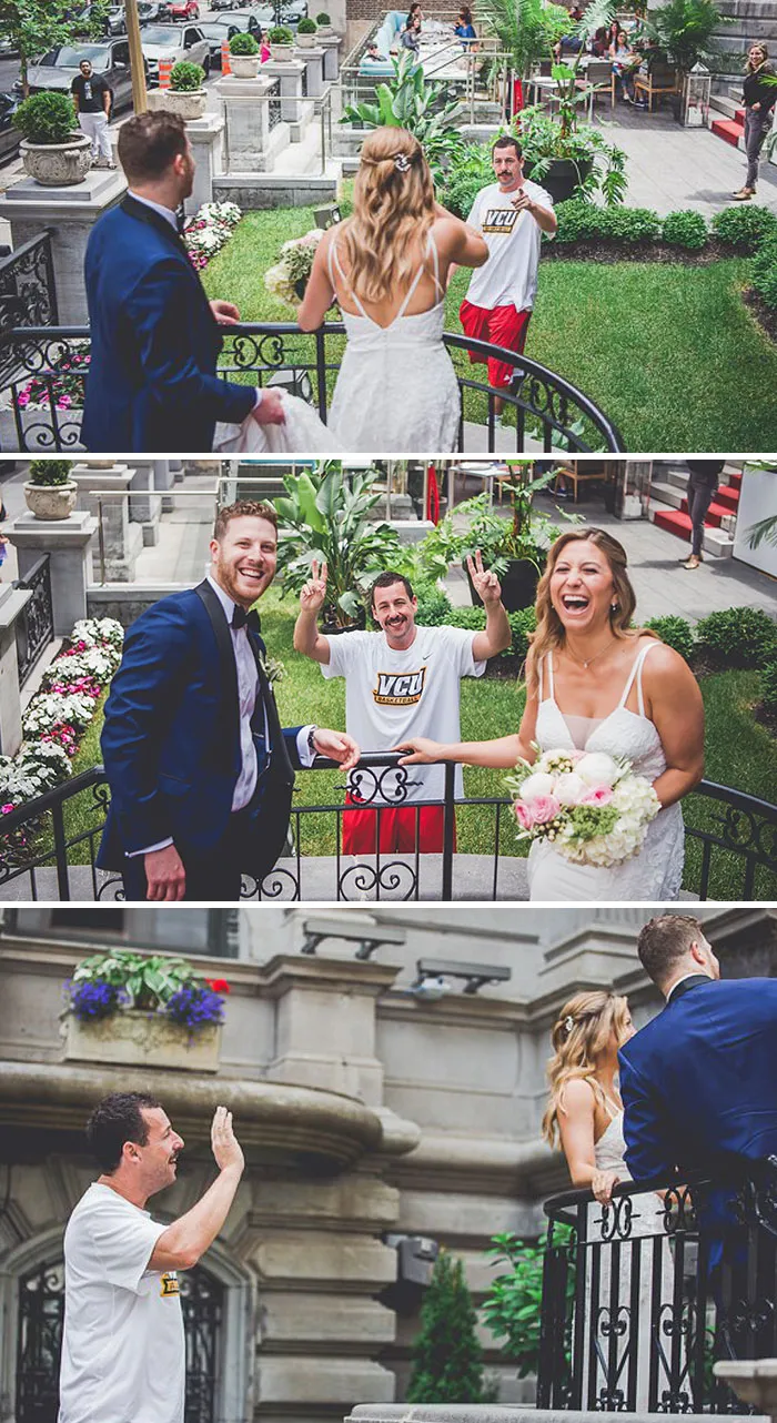 My Bride & Groom Bumped Into Adam Sandler, And That Was Amazing! Everything Can Happen In Montréal