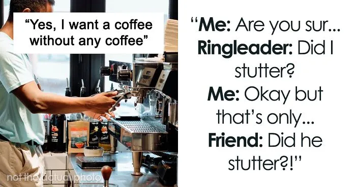 "Did I Stutter?": Rude Biker Orders A Special Drink Without Listening To The Barista, Regrets Ever Getting It