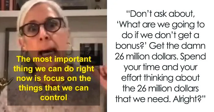 CEO Might Cancel Employee Bonuses While Keeping $3.9 Million For Herself, Gives This Completely Tone-Deaf Speech On Zoom