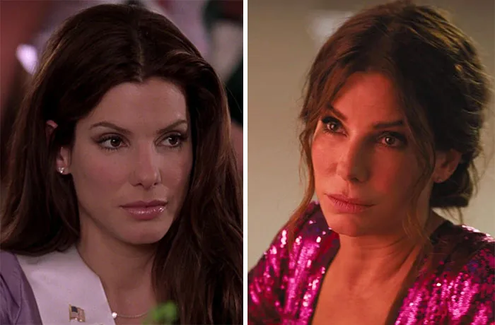 Sandra Bullock At 35 And At 58 Years Old