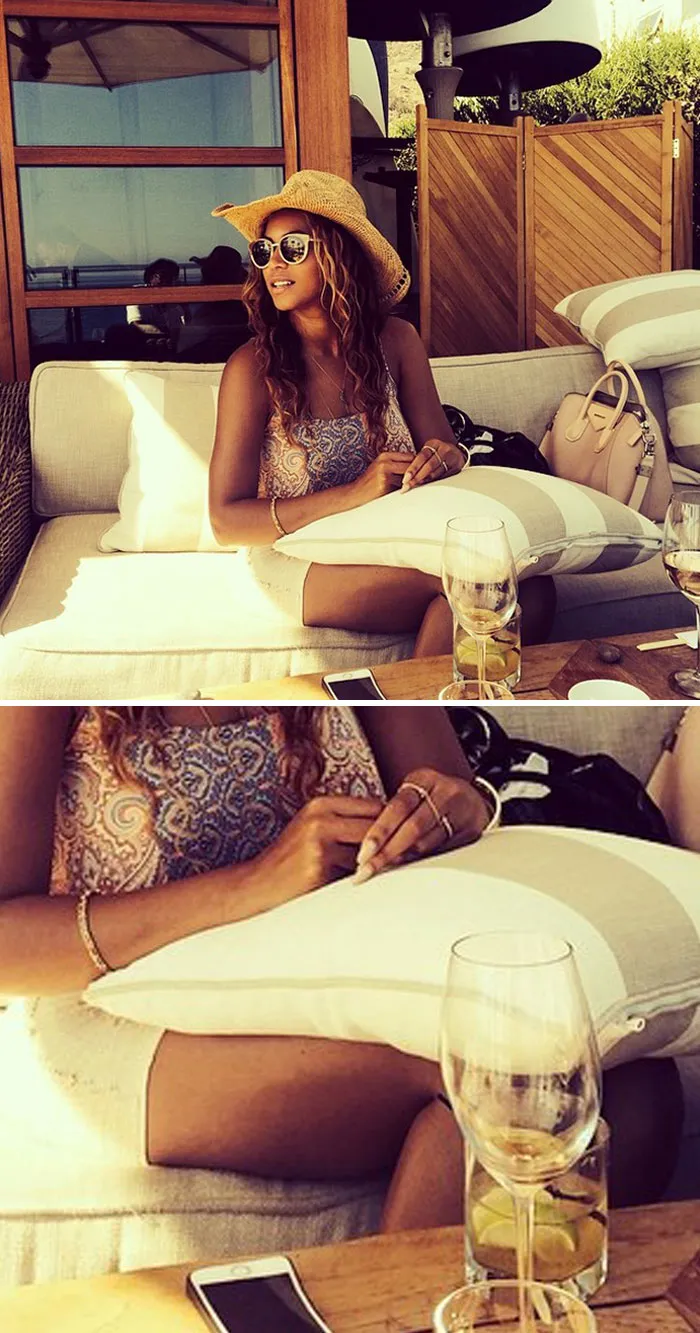 Beyoncé’s Wonky Wine Glass