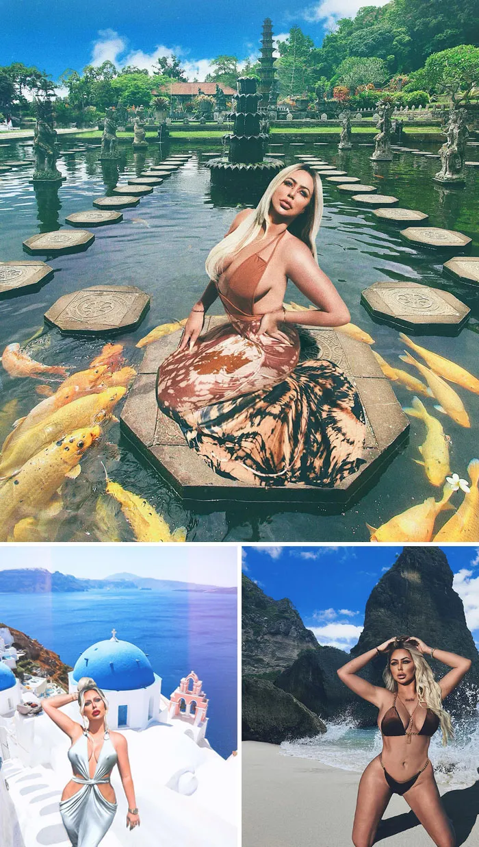 Aubrey O'Day Accused Of Allegedly Photoshopping Herself Into Other People's Vacation Pictures