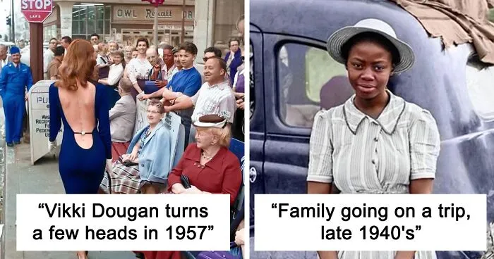 I Restore Vintage Photographs By Adding Colors To Them, Here's The Result (16 Pics)