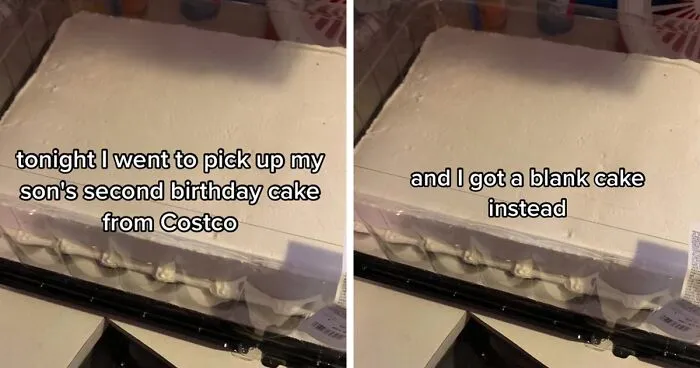 Costco Flat-Out Hands Woman Blank Cake, Supposedly Refusing To Color It As Per Her Order Due To Copyright, Expects Her To Just Accept It