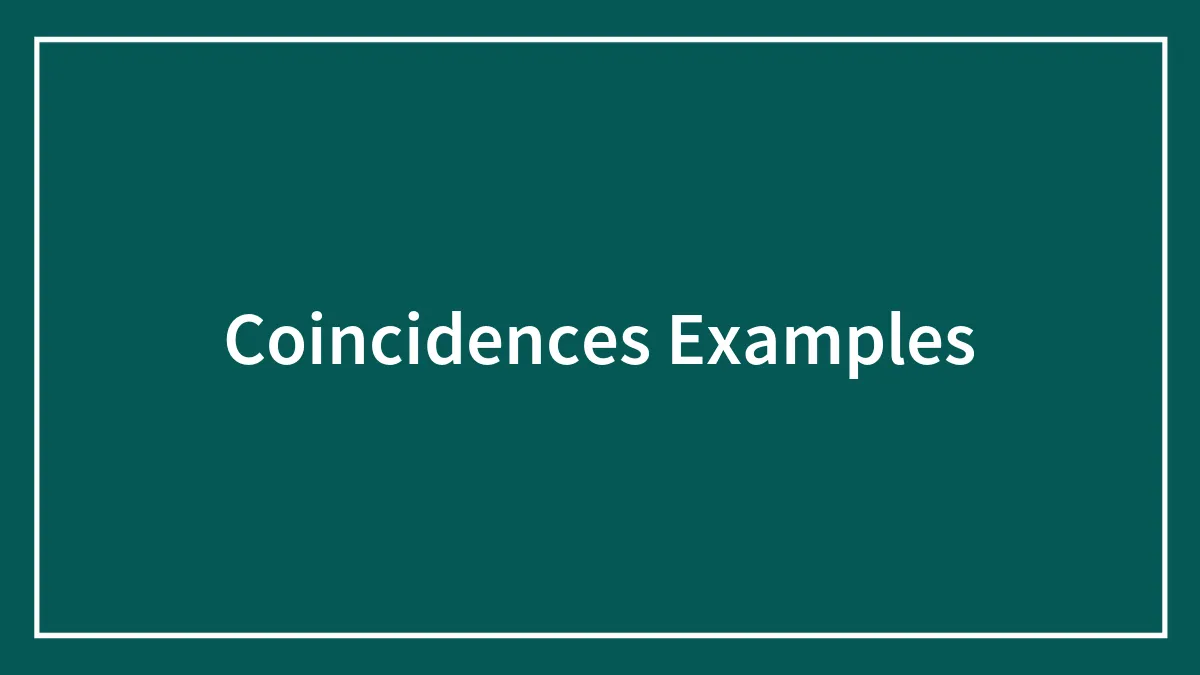 58 Stories Of Crazy Coincidences That Made People Question Reality