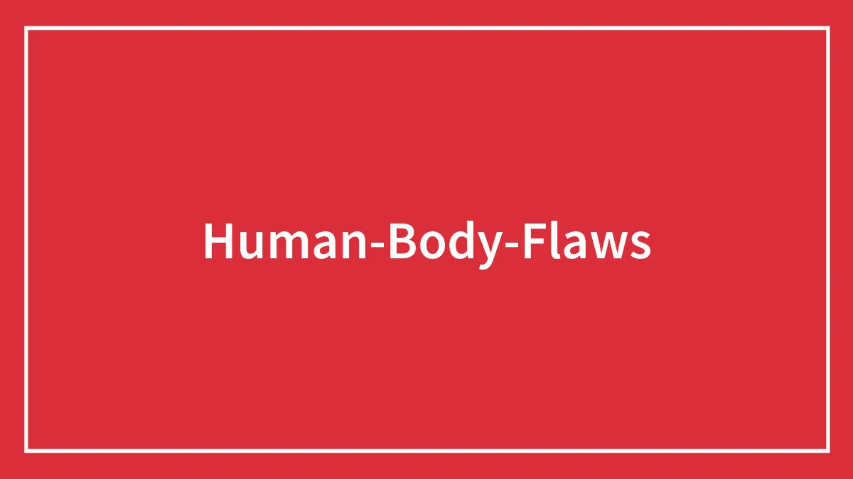 50 Flaws Of The Human Body, As Shared By People In This Online Community
