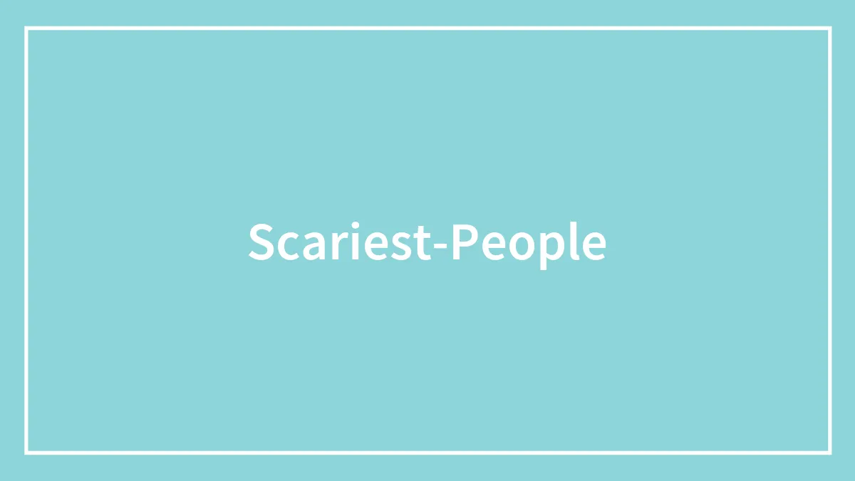 Someone Asked, "What Type Of People Are You Scared Of?", Here's What People Had To Say (48 Responses)