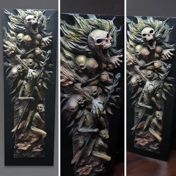 Painted wall of the souls 