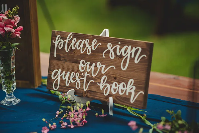 Get Creative With The Guest Book