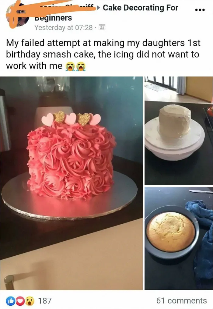 "Failed" Attempt At Icing Bragging To Beginners