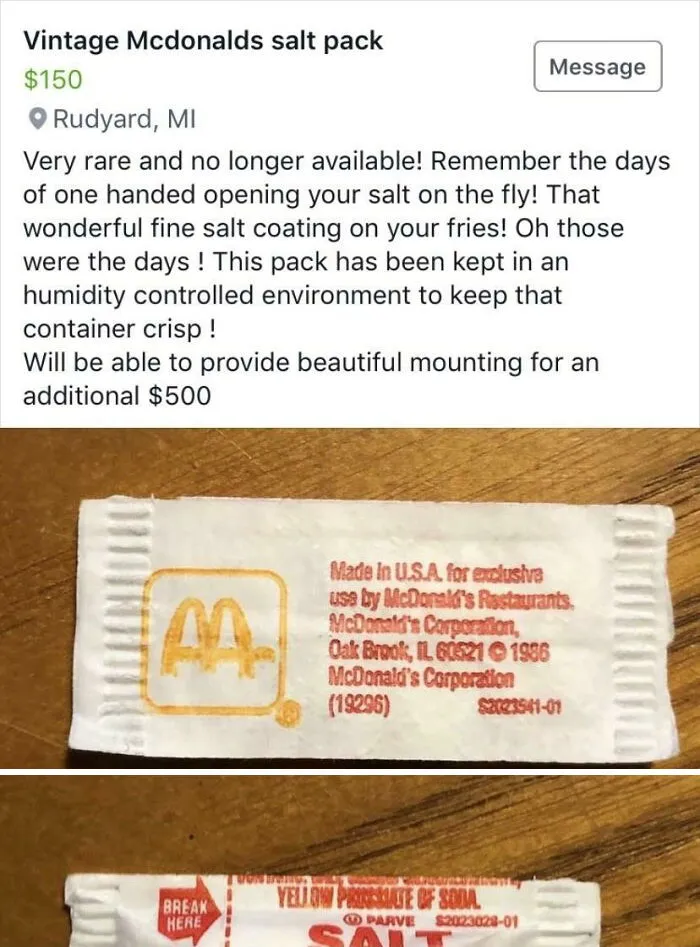 Another Addition To The Rare/Vintage Mcdonald’s Condiment Collection