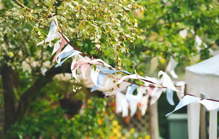 Birthday party decoration outdoor